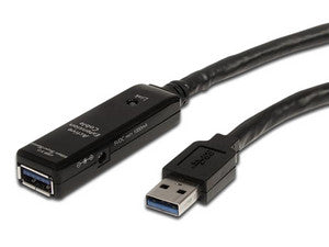 Extensión de cable StarTech USB 3.0, 10m, macho a hembra, transferencia de datos rápida