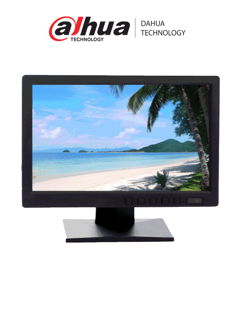 Monitor LCD Dahua DH-LM10-V100 de 10 Pulgadas para DVRs Móviles con Operación Continua Optimizada