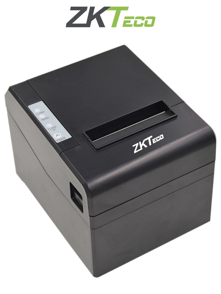 Impresora Térmica ZKTECO ZKP8001 80mm, 24V, USB/RS232/RJ11 - Control de Asistencia