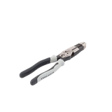 Pinza Híbrida con Ponchadora de 8". Pela Cable Sólido de 10-14 AWG y Cable Trenzado de 12-16 AWG