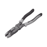 Pinza Híbrida con Ponchadora de 8". Pela Cable Sólido de 10-14 AWG y Cable Trenzado de 12-16 AWG