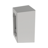 Caja de Pared Superficial de 1 Pieza, Uso Universal con Placas de Pared, con Cinta Adhesiva, Color Blanco