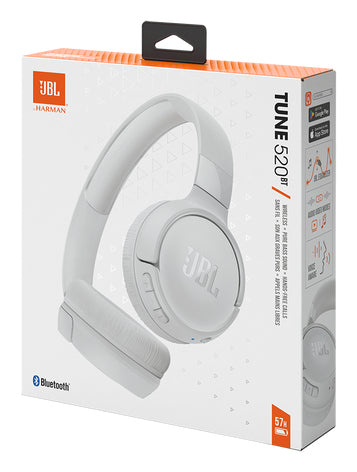 JBLT520BTWHTAM - JBL Tune 520BT Auriculares Auriculares Diadema Llamadas/Música Binaural