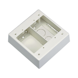 Panduit Caja de Pared Superficial Doble, Con Divisor, Uso Universal con Placas de Pared, Color