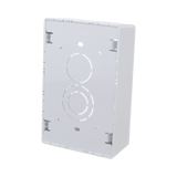 Caja de Pared Superficial, Uso Universal con Placas de Pared, con Cinta Adhesiva, Color Blanco