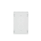 Caja de Pared Superficial, Uso Universal con Placas de Pared, con Cinta Adhesiva, Color Blanco