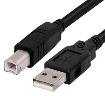 CABLE GETTTECH JL-3515 USB 2.0, USB A-USB B, NEGRO, 1.5MTS, TRANSFERENCIA DE DATOS HASTA 480MBPS