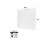 Panel LED / Luz Blanca 6 500 K / Empotrado o Suspendido / 59.5 x 59.5 cm /  40 W / 127 Vca~60Hz / Vida Útil de 50,000 horas / Ángulo de Luz de 140°