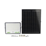 Reflector de 300 W con Panel Solar /  Batería 3.2  V CD / T.C.C. 6 500 K / IP65.