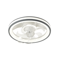 Ventilador de Techo con Luminario LED de 110 V CA 50/60 Hz / 88 W /4500 Lm / 6500 - 4 000 - 2 700 K /3 Tonos de Luz / 500 mm / 6 Velocidades / Dimea