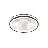 Ventilador de Techo con Luminario LED de  110 V CA 50/60 Hz /  88 W /4500 Lm / 6500 - 4 000 - 2 700 K /3 Tonos de Luz / 501 mm / 6 Velocidades / Dimeable / Color Blanco y Negro.