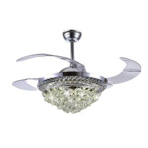 JWJ JLV-041 ventilador Transparente, Blanco