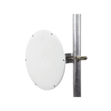 Antena direccional de Alto Rendimiento/ Parábola profunda para mayor aislamiento al ruido / 24.5 dBi / (4.9 - 6.4 GHz) / Conectores N-Hembra / Fácil Montaje y Soporte de acero inoxidable /  Radomo Incluido