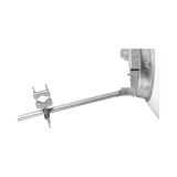 Antena direccional de Alto Rendimiento, 4 ft, Frecuencia de (4.9 a 6.1 GHz), Alto Aislamiento al Ruido, Ganancia de 35 dBi, Soporte de acero inoxidable, polaridad en 90 ° y 45 °, incluye montaje.