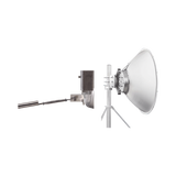 Antena parabólica 4 ft para radio B11, ganancia de  41 dBi, conector guía de onda, 10.1-11.7 GHz, 1.2 m, incluye montaje JRZ1200-ADJUSTABLE