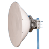 Antena parabólica 4 ft para radio B11 y AF11, ganancia de  40.5 ± 1 dBi, conector guía de onda, Alto aislamiento al ruido en enlaces vecinos, 10-12 GHz, Montaje de acero inoxidable incluido