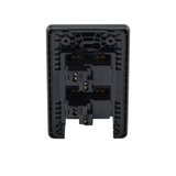 Apagador Doble de 10 A/ 127 V CA ~ 60 Hz /  Placa de Acero.