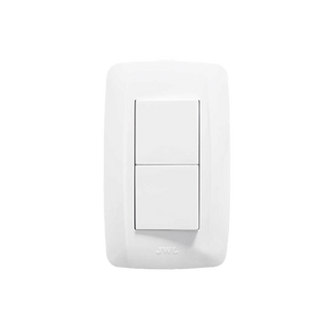 Apagador Escalera Doble de 127 v~60 Hz 10 A / Color Blanco.
