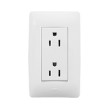 Contacto Dúplex de 127 V~60 Hz 15 A / Color Blanco.