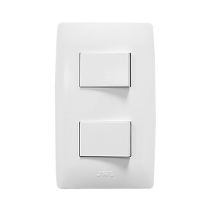Apagador Doble de 127 V~60 Hz 10 A/ Color Blanco.
