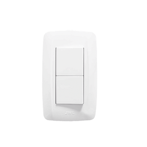 Apagador Escalera Doble de 10 A/ 127 V CA ~ 60 Hz / 1 1/2 Módulos / Color Blanco.