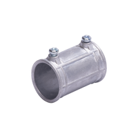 Cople 3/4" (19mm) Pared Delgada Con Tornillo (Tipo Americano) Galvanizado, Etiqueta Verde.