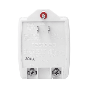 Honeywell Transformador de Pared / 120 Vca a 9 Vca / 25 VA K10145WH-1