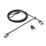 K64448WW - Kensington Candado para portátil con llave de cabezal doble NanoSaver Cable Portátil Llave Kensington Standard