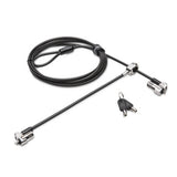 K64448WW - Kensington Candado para portátil con llave de cabezal doble NanoSaver Cable Portátil Llave Kensington Standard