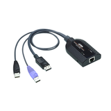 ATEN KA7189 cable para video, teclado y ratón (kvm) Negro
