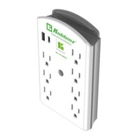 Supresor Picos Koblenz SS-1100 USBAC 1100 Joules 7 Contactos 2 Puertos USB A/C
