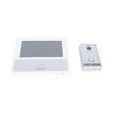 KIT DE VIDEOPORTERO IP COLOR BLANCO / Apertura con app / Súper elegante / Monitor WIFI /  Alimentación 110vca