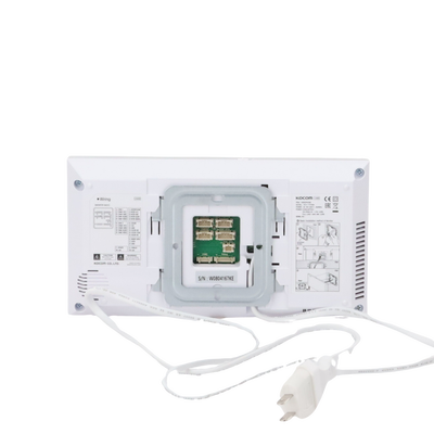 Kocom KCV-T701SM sistema de intercomunicación de video 2 MP 17,8 cm (7") Metálico, Blanco