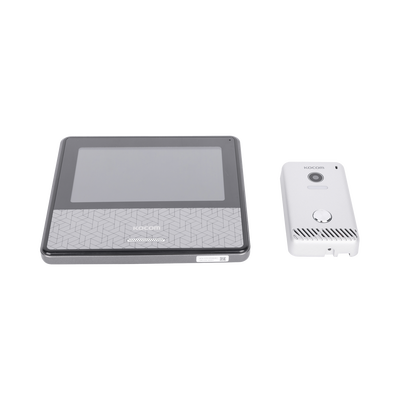 Kit de Videoportero KOCOM KCVS701IP2WB IP Color Negro / Apertura con app / Super elegante