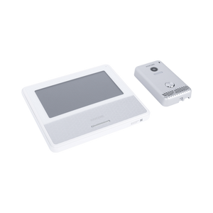KIT DE VIDEOPORTERO IP COLOR BLANCO / Apertura con app / Súper elegante / Monitor WIFI /  Alimentación 110vca