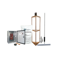 Kit de Pararrayo con Punta con Diámetro de Protección de 300 metros.