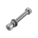 Dmt Tornillo Allen Milimétrico de Acero Inoxidable M8-1.25 x 30/ Incluye Tuerca, Arandela Plana