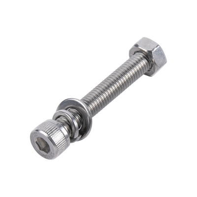 Dmt Tornillo Allen Milimétrico de Acero Inoxidable M8-1.25 x 55/ Incluye Tuerca, Arandela Plana
