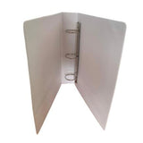 Carpeta Panorámica Vinil Tamaño Oficio 2", Aro "O", Blanca, Resistente al Agua