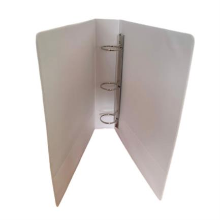 Carpeta Panorámica Vinil Tamaño Oficio 2", Aro "O", Blanca, Resistente al Agua