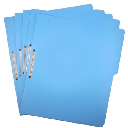 Carpeta Pressboard Kyma C/Broche 8cm Tamaño Carta Azul Claro 5 Unidades