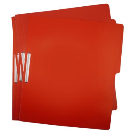 Carpeta Pressboard Kyma C/Broche 8cm Tamaño Carta Rojo 5 Unidades