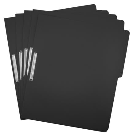Carpeta Pressboard Kyma C/Broche 8cm Tamaño Carta Negro, Paquete C/5