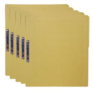 Carpeta Pressboard Kyma C/Broche 8cm Tamaño Carta Amarillo 5 Unidades