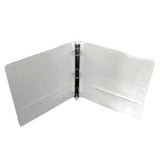 Carpeta Panorámica Vinil Tamaño Carta 3" Aro "O" Blanca, Resistente Agua y Polvo