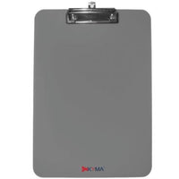 Tabla Agarrapapel Kyma Acrílico Tamaño Carta con Broche Clip Humo A4 8.5x11"