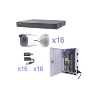 Epcom KEVTX8T16BW kit de videovigilancia Alámbrico 16 canales