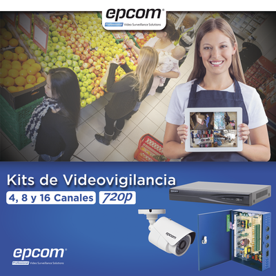 Epcom KEVTX8T8BW kit de videovigilancia Alámbrico 8 canales