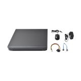 KIT TurboHD 1080p / DVR 8 Canales / 8 Cámaras Bala (exterior 2.8 mm) / Transceptores / Conectores / Fuente de Poder Profesional hasta 15 Vcc para Larga Distancias