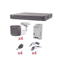 Hikvision KH1080P4BW kit de videovigilancia Alámbrico 4 canales